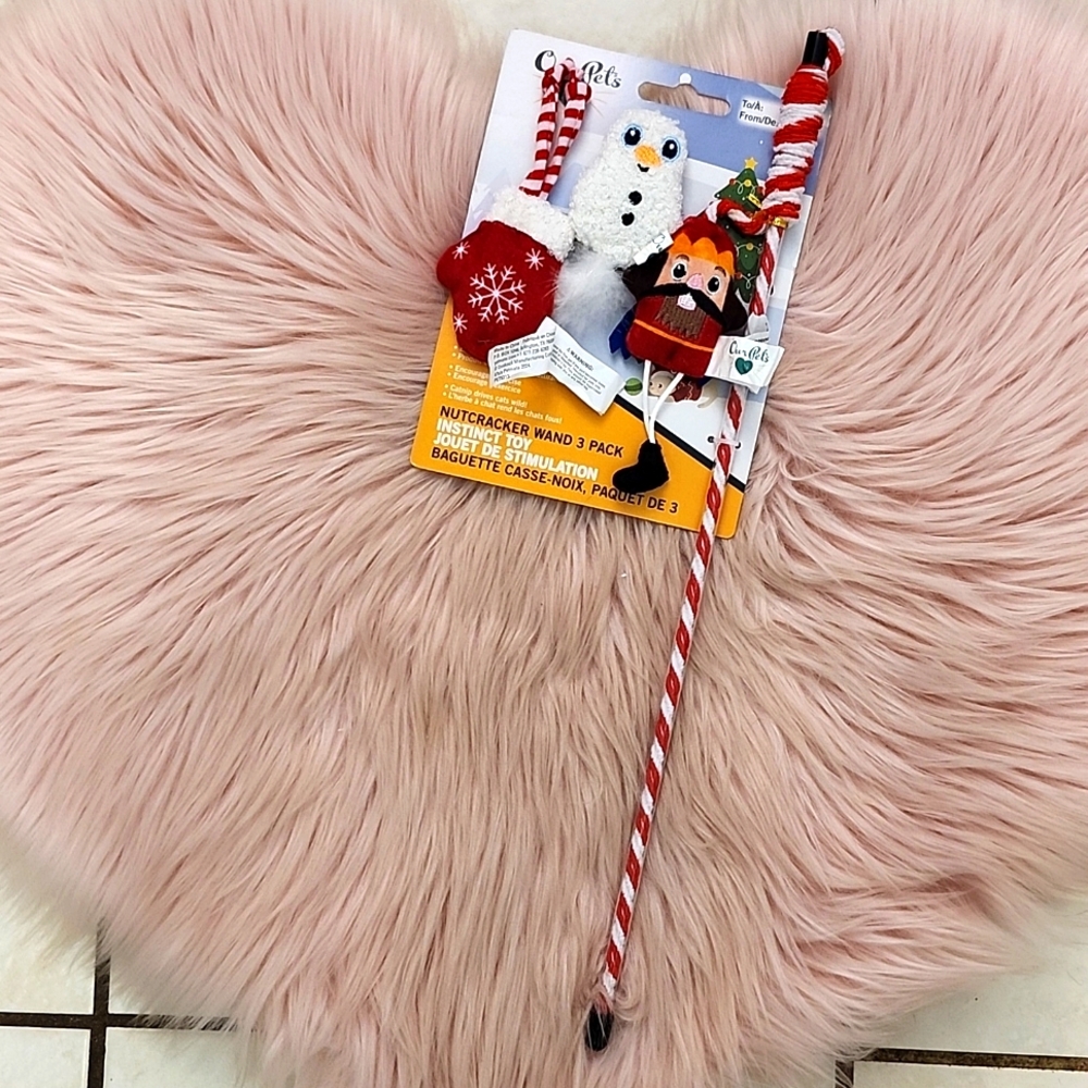 Brand New OUR PETS HOLIDAY INSPIRED TEASER CAT TOY-3CT